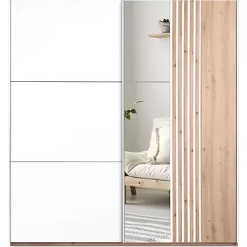 Předsíňová stěna Skříň Sintra 203 bílá/dub wotan