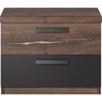 Ložnicová sestava Noční Stolek 2S Sigma 22 dub flagstaf temný/dub temný flagstaf