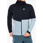 Softshellová bunda Ortovox Punta Berrino Hooded Jacket - black raven XL