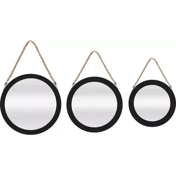 Koupelnový nábytek Sada kulatých zrcadel 3 dílná bxppset3-yb