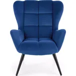 Křeslo Tyrion tmavě modrá/černá