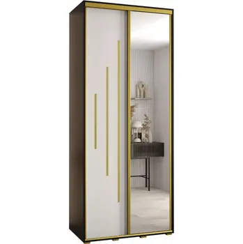 Předsíňová stěna Skříň 45 Canaris 13 110 černá/bílá/gold