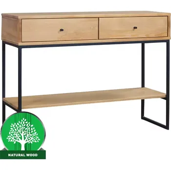 Předsíňová stěna Konzola Logan 2 šuplíky borovice surové