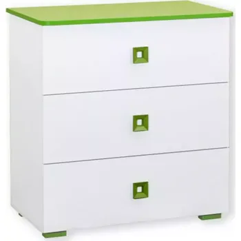 Kancelářská sestava Komoda BB05 bílá+zelená