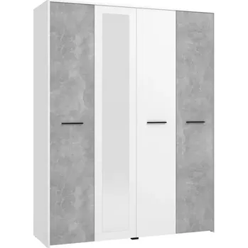 Předsíňová stěna Skříň Varadero beton/bílý 4K1O 11011615