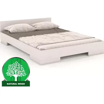 Postel Dřevěná buková postel Skandica Spectrum Nízký 180x200 Bílý