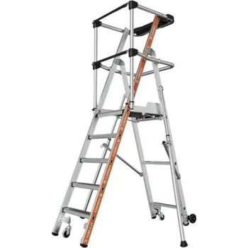 Lešení Lešení a pracovní plošina Features and benefitsm, Hliník zatížení 150kg TUBESCA