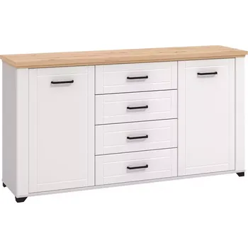 Kancelářská sestava Komoda Valencia 3K4F artisan/bílá 11011390