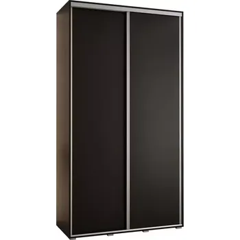 Předsíňová stěna Skříň 45 Canaris 1 140 černá/silver