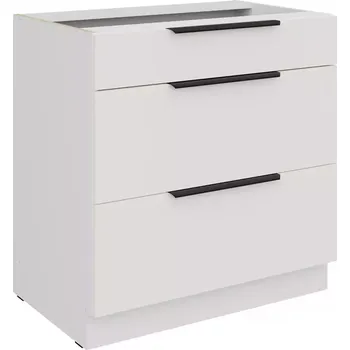 Kuchyňská skříňka Aria WH/WH Anti Fingerprint 80d 3s Bb