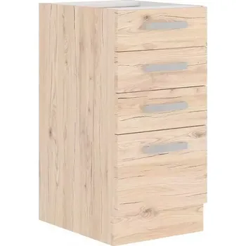 Kuchyňská skříňka Karolina Dub Bordeaux 40D4S BB