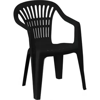 Zahradní sestava Plastová židle Scilla antracit