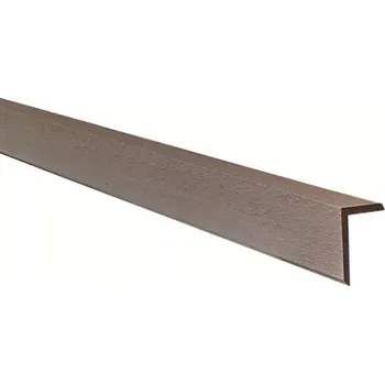 Terasové prkno Rohová lišta Mercado Premium Tmavá 50x30x2200 mm
