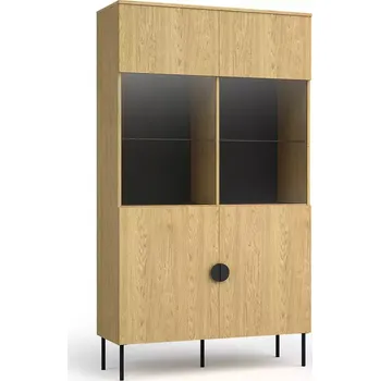 Obývací stěna Vitrína Mond 2D 01-B dub