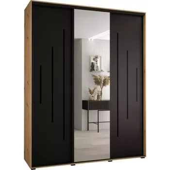 Předsíňová stěna Skříň 45 Canaris 13 200 artisan/černá/černá