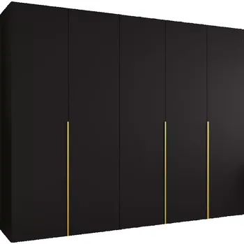 Předsíňová stěna Skříň Alicante I 250 černá/zlatá