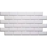 Nástěnný panel PVC Grey Seam 95x47 cm