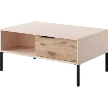 Obývací stěna Konferenční stolek RAVE béžová/dub viking