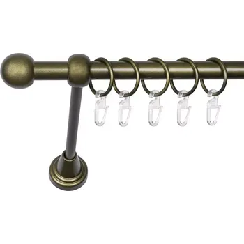 Garnýž Garnýž i CLASSIC 16 zlato s patinou 200cm koule s pojistkou