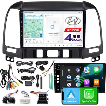 Autorádio Autorádio NCS D9 Hyundai Santa Fe 2006-2012 Android Navigace 4GB LTE