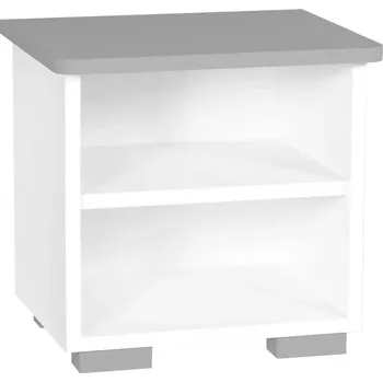 Noční stolek Noční stolek BB10 bílá+popelavý