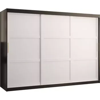 Předsíňová stěna Skříň Amiro 1 250 černý/bílý