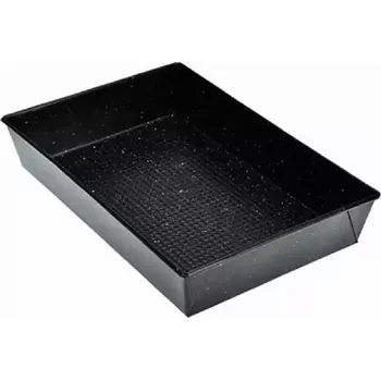 Plech na pečení Plech na pečení vroub. 36x24x6cm černy