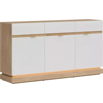 Kancelářská sestava Komoda Milton ML03 dub crem torro bílá