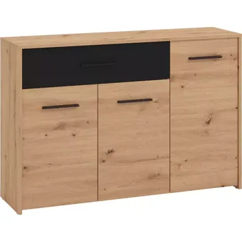 Kancelářská sestava Komoda Varadero artisan/černá 3K1F 11011628