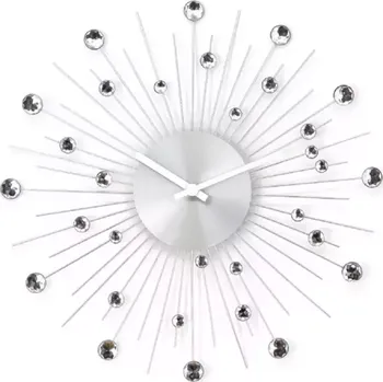 Hodiny Nástěnné hodiny gh2317 50x4cm diamond silver