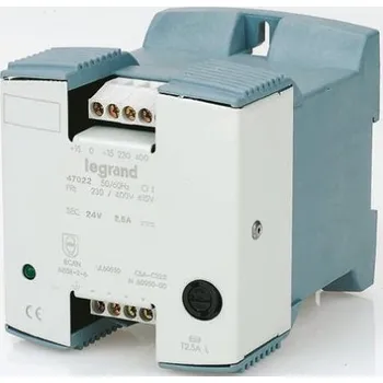 spínaný zdroj Legrand Lineární Napájecí zdroj na lištu DIN, výstup: 24V dc, 10A, vstupní: 230 → 400V ac,240W