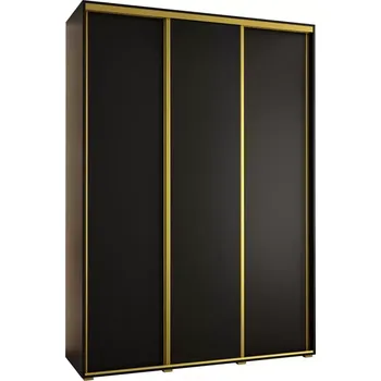 Předsíňová stěna Skříň 45 Canaris 1 190 černá/gold