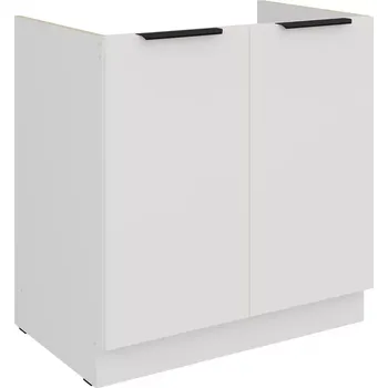 Kuchyňská skříňka Aria WH/WH Anti Fingerprint 80zl 2f Bb