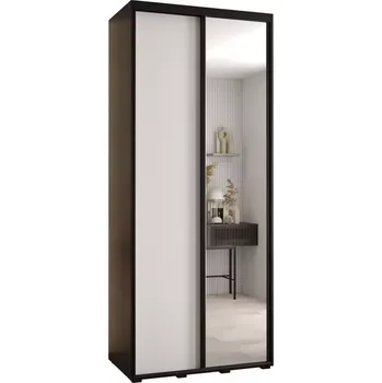 Předsíňová stěna Skříň 45 Canaris 3 120 černá/bílá/černá