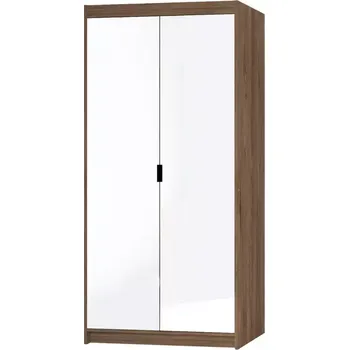 Kancelářská sestava Skříň Elena 2D dub lefkas/zrcadlo