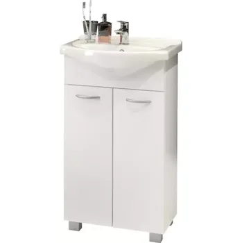 Koupelnový nábytek Skříňka s umyvadlem Pik 45 bílý