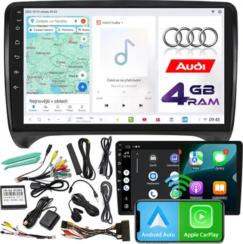 Auto Hi-Fi Autorádio NCS D9 Audi TT 8J 2006-2013 Android Navigace 4GB LTE