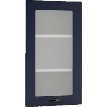 Kuchyňská skříňka Adele WS40 PL tmavě modrá mat/bílá