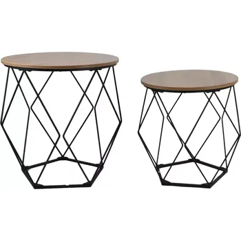 Obývací stěna Konferenční Stolek Loft 8626 C vintage wood