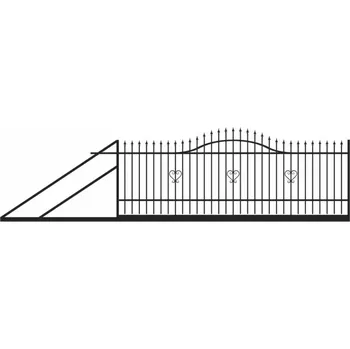 Plot BRÁNA POSUVNA TOPAZ - LEVÁ 130-150 X 400 CM