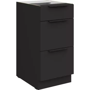 Kuchyňská skříňka Aria BL/BL Anti Fingerprint 40d 3s Bb