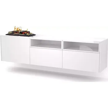 Elektrický krb Tecero Cassette 400/600 bílý leskly