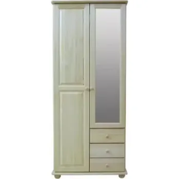 Předsíňová stěna Skříň 38B borovice 2D/3 + zrcadlo