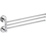 Trojitý držák ručníků otočný chrom COA0603