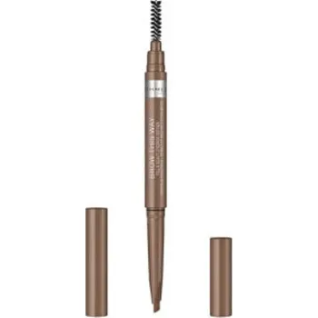 Přípravek na oči Rimmel Brow This Way Fill & Sculpt Eyebrow Definer - Tužka na obočí s kartáčkem 0, 25 g - 004 Soft Black