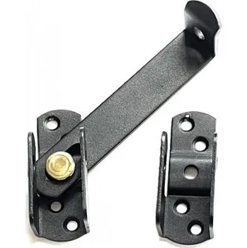 závora okenní 110mm, černá, ZKO