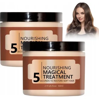 Vlasová regenerace OUHOE Kolagenová maska na vlasy pro suché a poškozené vlasy 2 KUSY