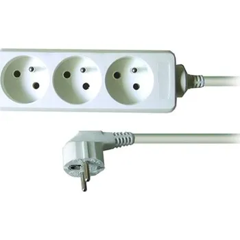 Napájecí kabel Prodlužovací kabel 3 zásuvky 5m SOLIGHT PP04