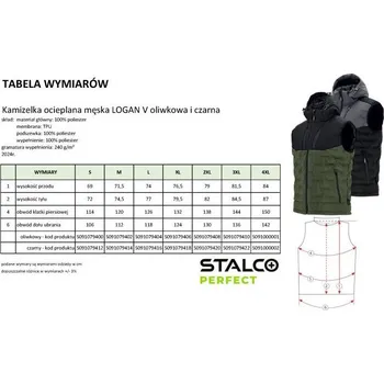 Pánská softshellová bunda Vesta zateplená LOGAN V, olivová, 3XL, STALCO PERFECT