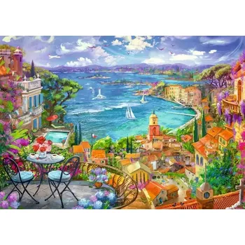 Puzzle Ravensburger puzzle Saint-Tropez 1000 dílků